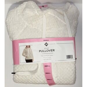 NWT Women's Member's Mark Plush Pullover Ivory XXL